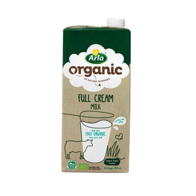 

Arla Organic FULL CREAM Milk / Susu Full Krim Organik 200ML