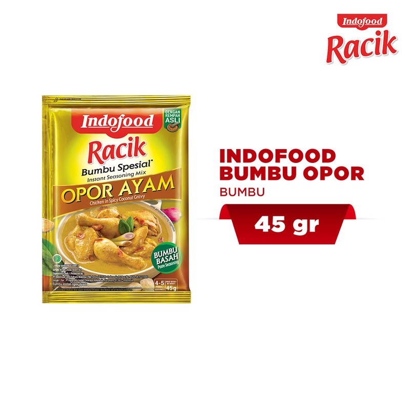 

Racik Bumbu Opor Ayam Indofood 45g Praktis Lezat