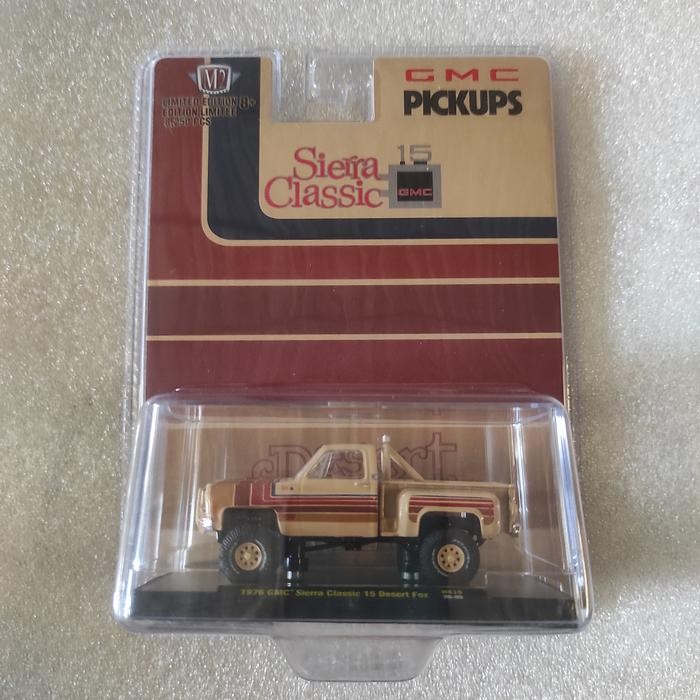 DIECAST M2 MACHINES 1976 GMC SIERRA CLASSIC 15 DESSERT FOX