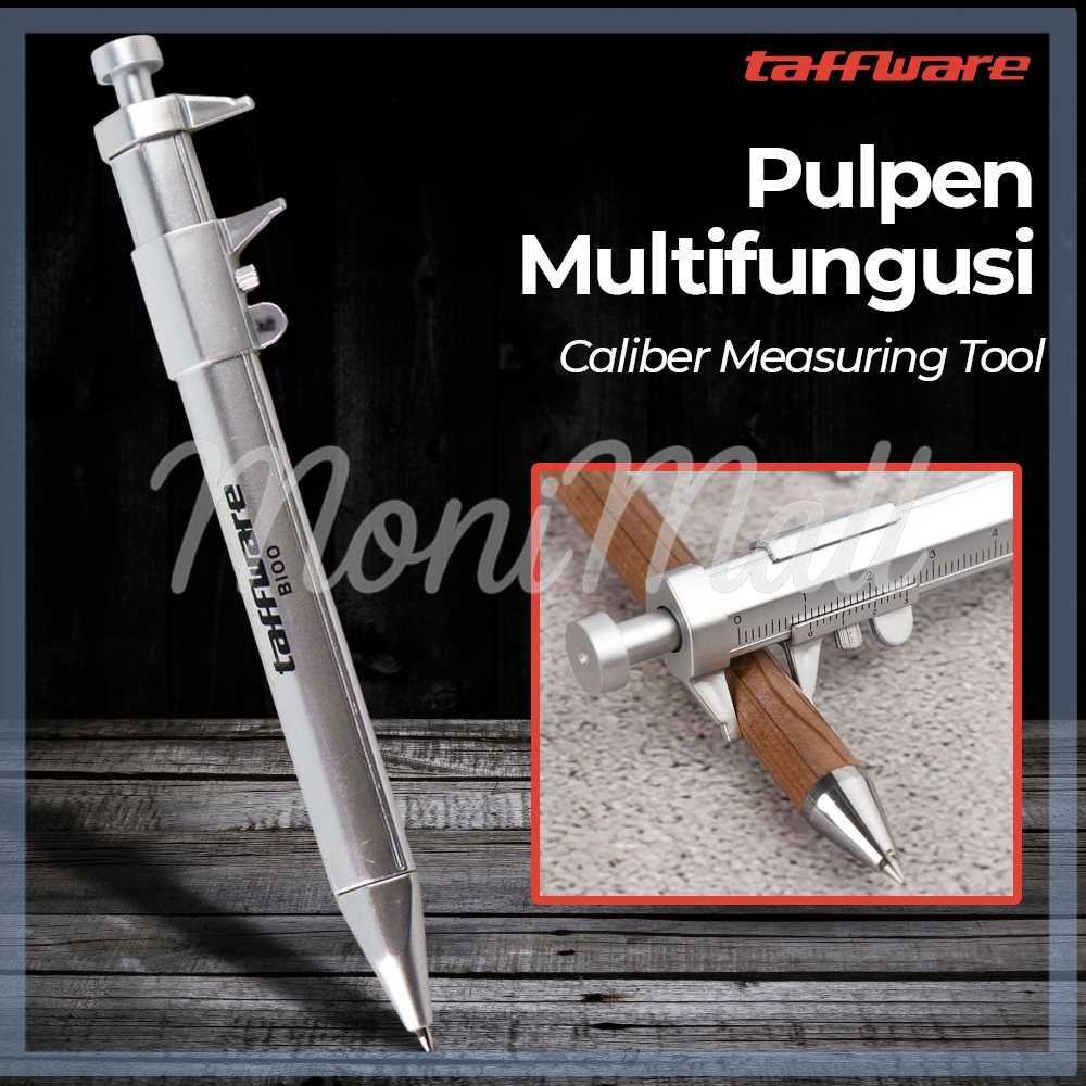 

Taffware Pena Pulpen Ballpoint Pen Caliber Measuring Tool Scale Ruler - B100