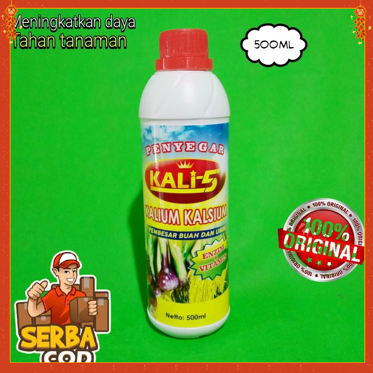 PUPUK KALIUM KALSIUM 500 ENZIM VITAMIN Pembesar umbi dan buah serta sebagai PERTUMBUHAN