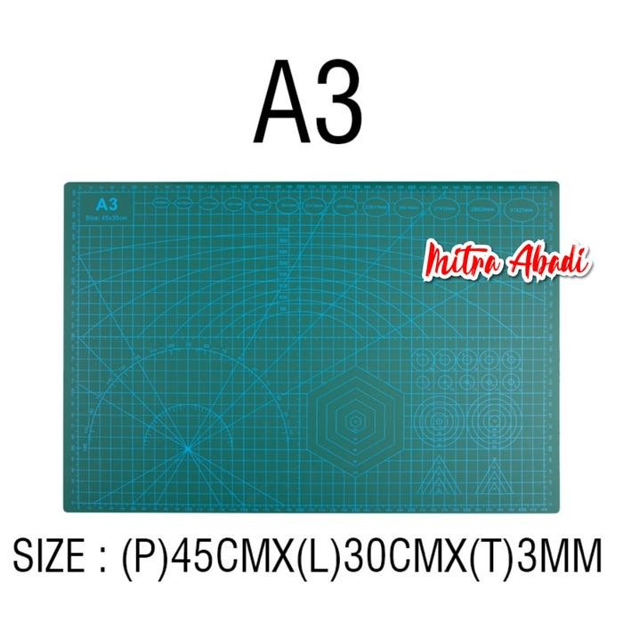 

A dlAlas Potong Work Cutting Mat Pad Ukuran A3 45 x 30 cm - A3