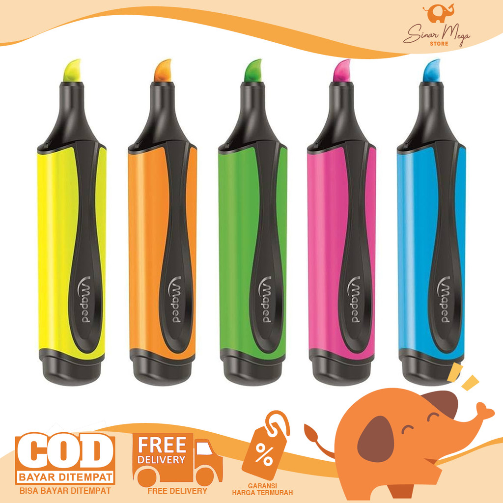 

Maped Ultra Soft Highlighter Textliner / Penanda Warna Warni