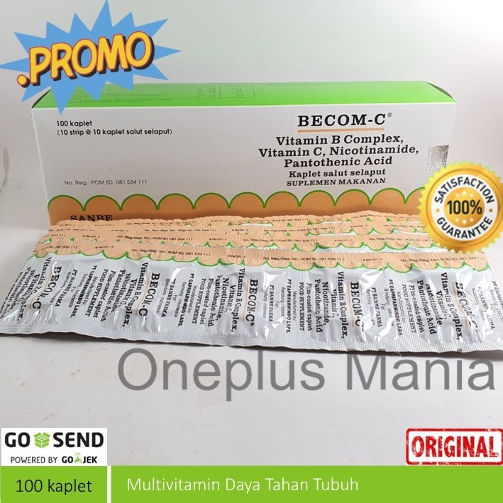 1 box BECOM C MULTIVITAMIN DAYA TAHAN TUBUH