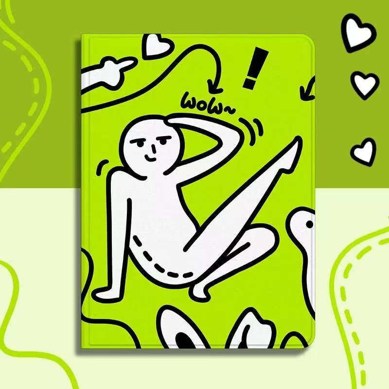 Karakter Kartun Aneh tapi Lucu case tablet Samsung A8 10.5 inch A9 8.7 inch A9+ 11 inch S6 Lite 10.4