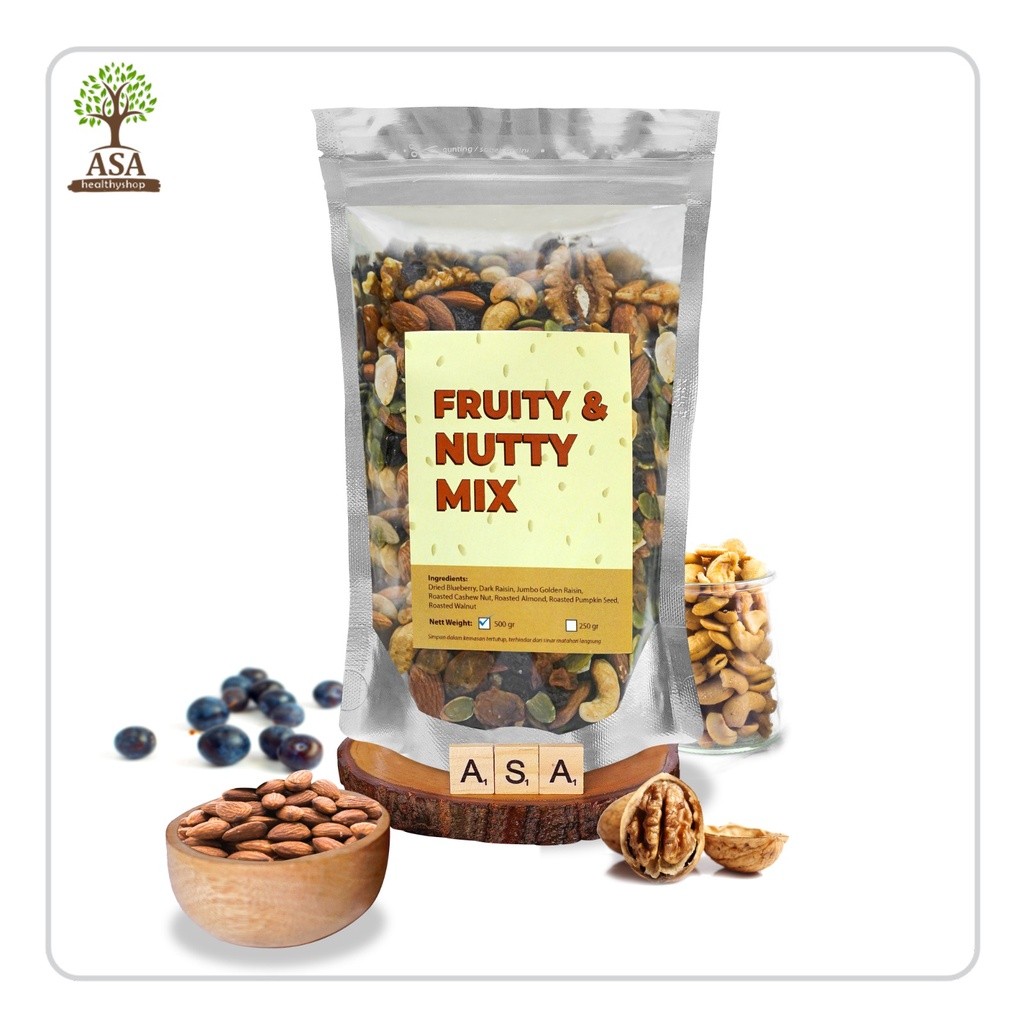 

Fruity & Nutty Mix 500 gram