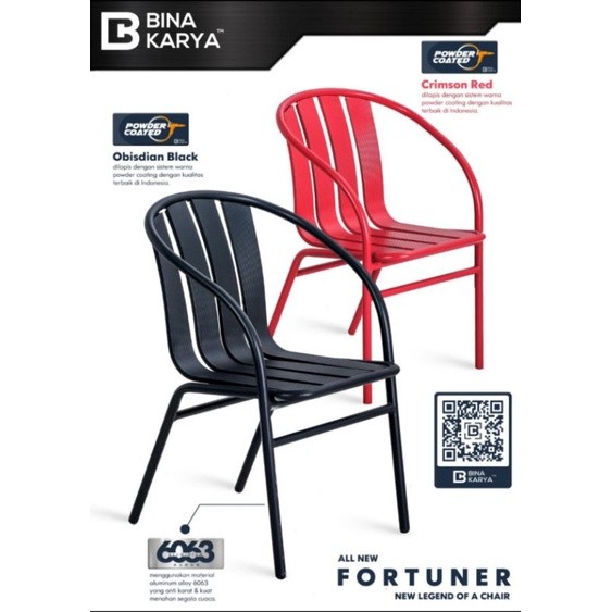 aryaboskushopkursi outdoor minimalis Fortuner/kursi santai/kursi teras