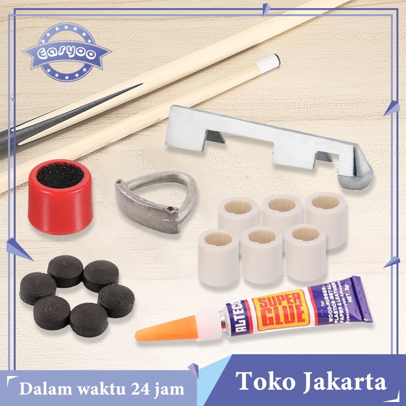 Cue Repair Tool Universal Repair Tip Billiard Multifungsi Reparasi Stick Billiard Terlaris