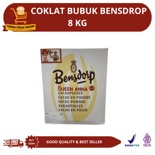 

Coklat bubuk BENSDORP 8 KG / PURE COCOA POWDER BENSDROP 8 KG