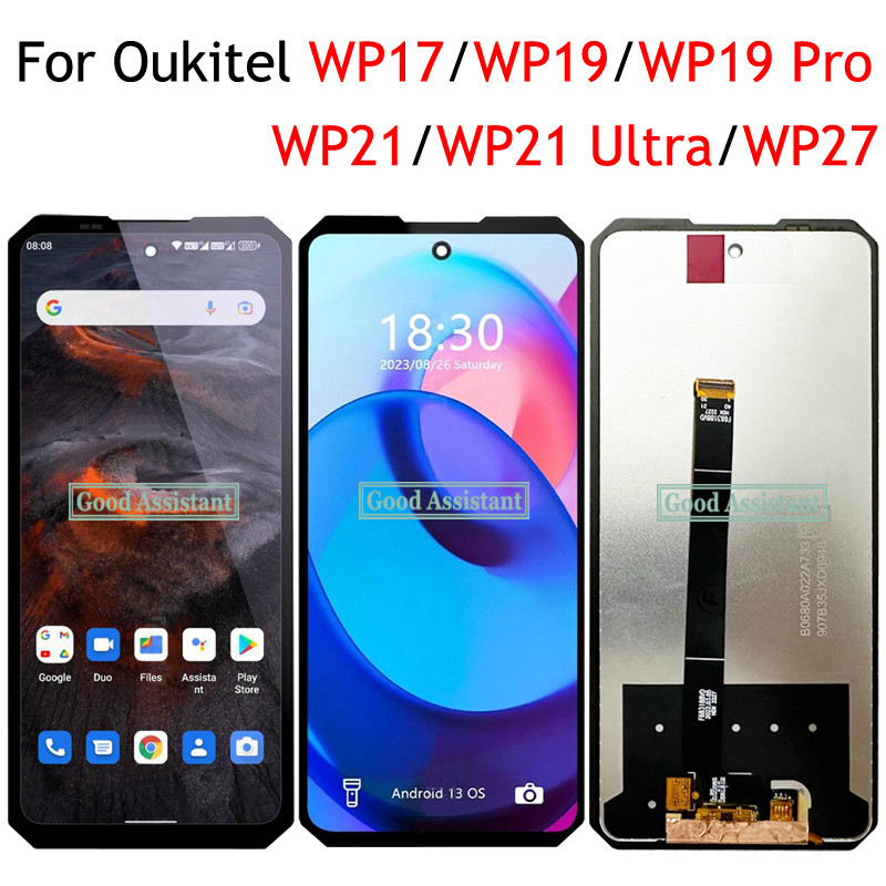 6.78 Inch Black For Oukitel WP17 WP19 WP19 Pro WP21 WP21 Ultra WP27 LCD Display Touch Screen Digitiz