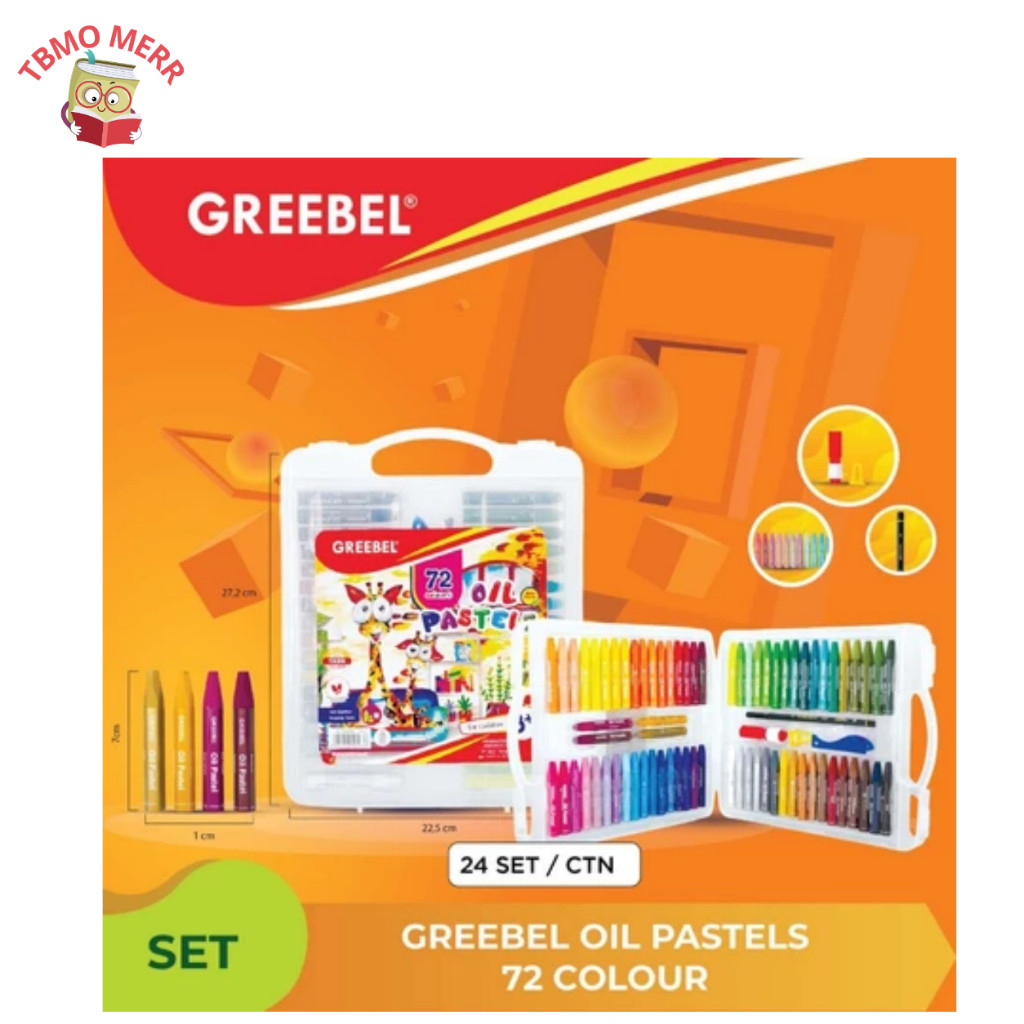 

Greebel Crayon 48 Warna - 55 Warna - 72 Warna - Greebel Oil Pastel