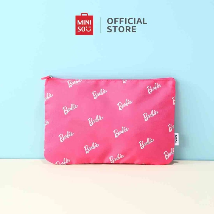Miniso X Barbie Series 3PCS Zipper Storage Bag Travel Travel Organizer