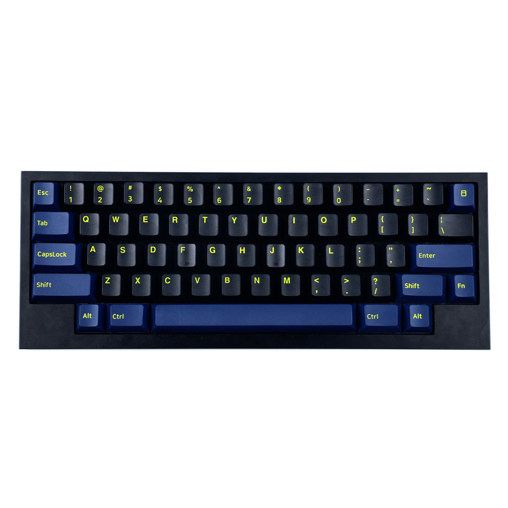 HHKB-style Oni Hot Swappable Both Underglow Switch RGB VIA Programmable Aluminum CNC Case Plate Mech