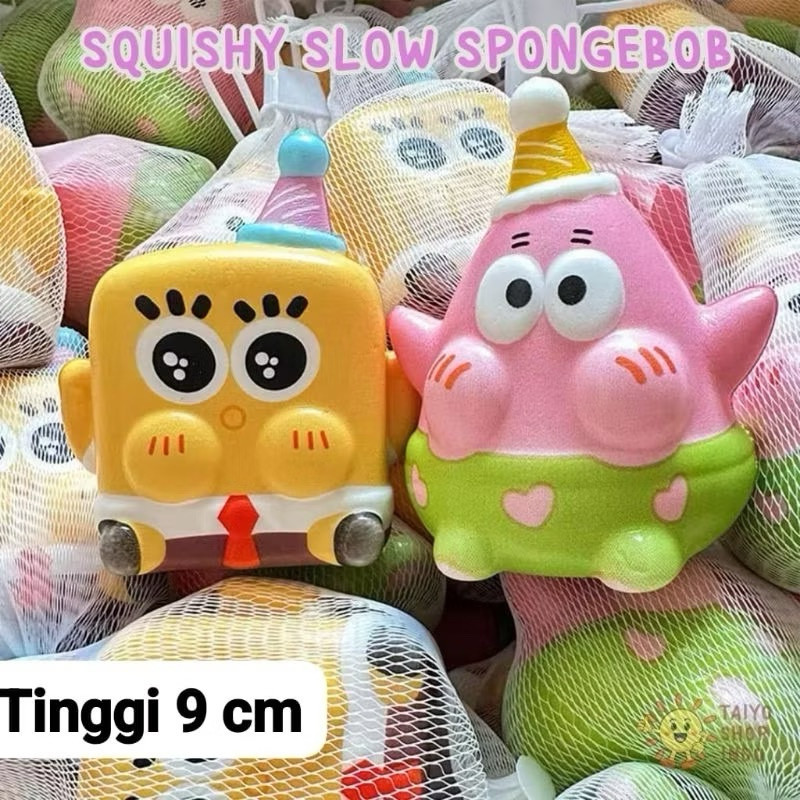 mainan squishy SpongeBob dan Patrick