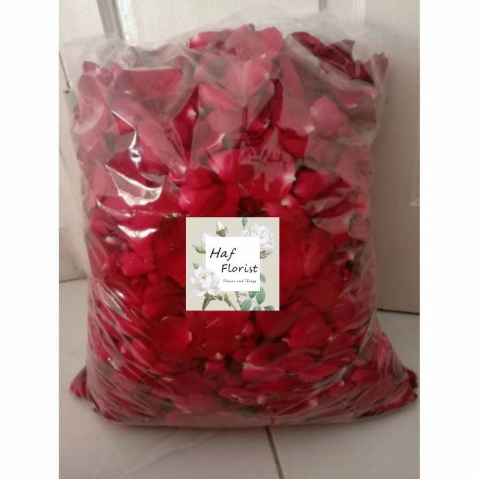 Rose Petals / Kelopak Bunga Mawar Asli Segar
