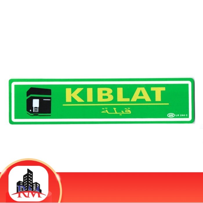 

Papan Tanda / Sign Board / Label Acrylic KIBLAT LK 244 C