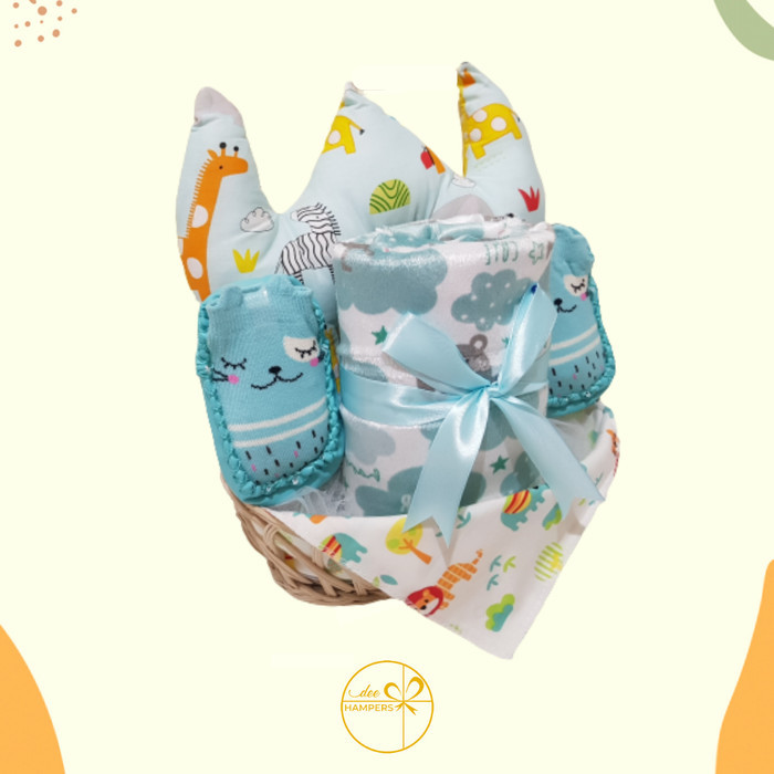 

Best Seller- Baby Hampers / Kado Kelahiran Bayi / Baby Gift / Paket Pillow Set - Toska