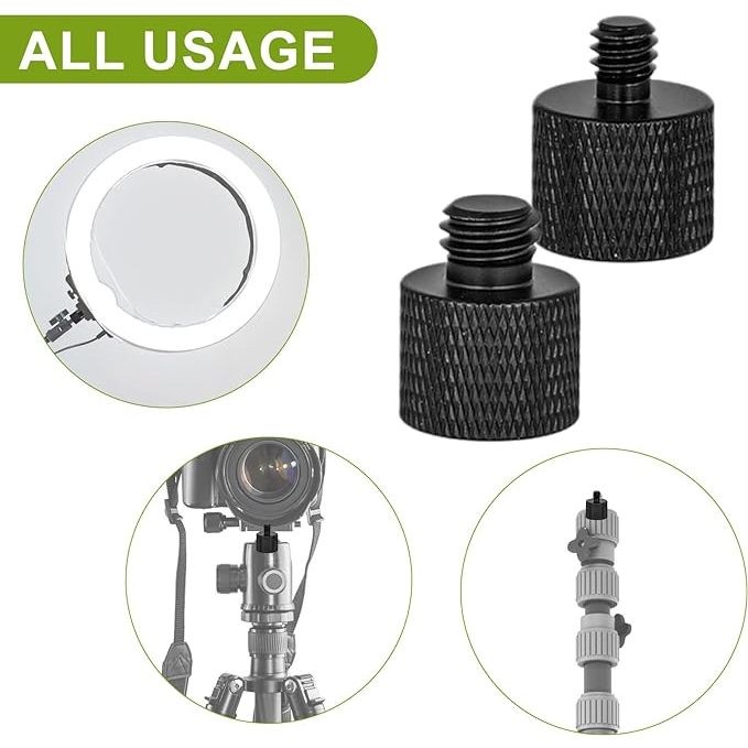 Adapter Screw Mic Sekrup Holder Termurah Sekrup Mic Holder 3 /8" Female 5/8" Male 1/4" Stand Microph