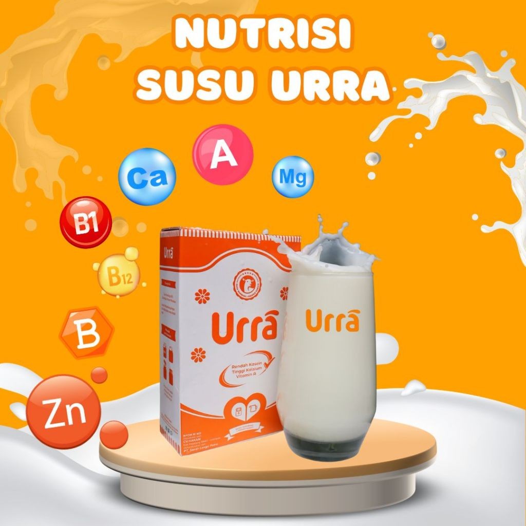 

URRA Susu Kambing Saneen Untuk Penambah Berat Badan & Tinggi Badan Anak - 2 Box