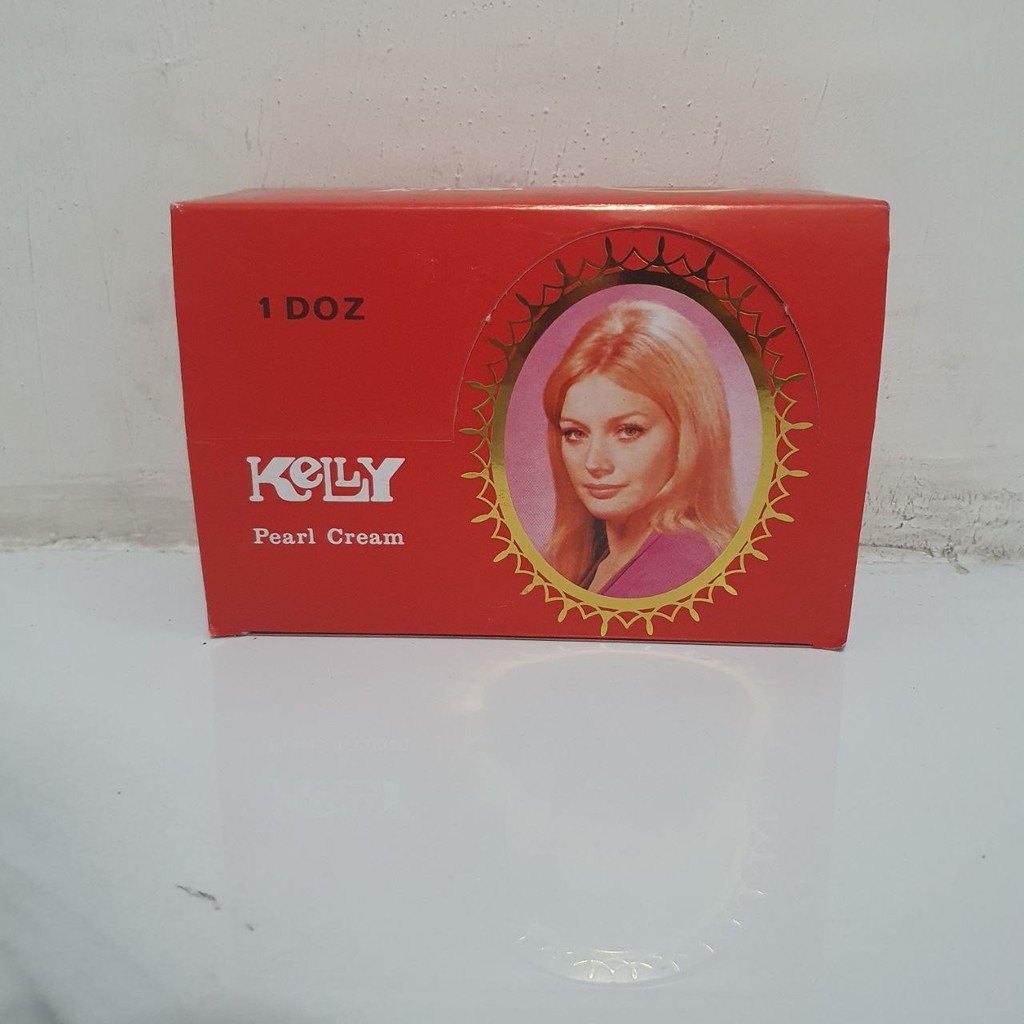 Lusinan 12 pcs Grosir Kelly Pearl Cream Pemutih Wajah