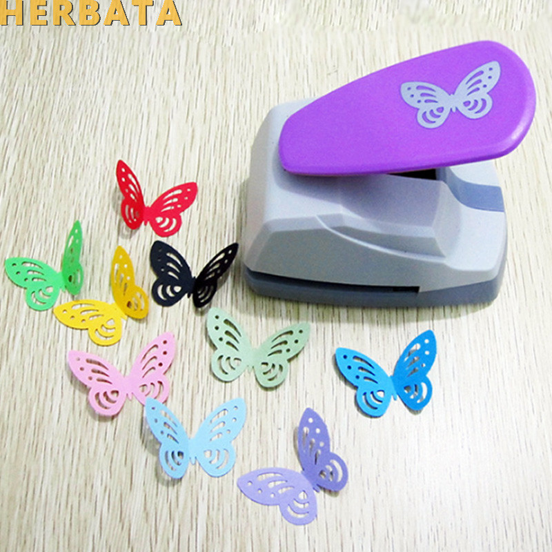 

Free Shipping 4.7cm Butterfly 3D Shape Board Punch Paper Cutter For Greeting Card Scrapbooking Machine Handmade Hole Puncher