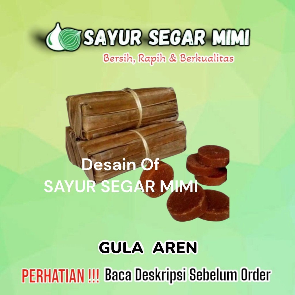 

Gula aren 100% Bungkus Daun 1KG - Sayur Palembang