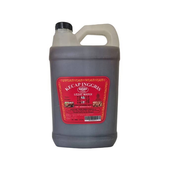 

Kecap Inggris Jerigen 5 Liter Basan Food 5L Jerigen 5 liter Kecap Inggris 5L JST