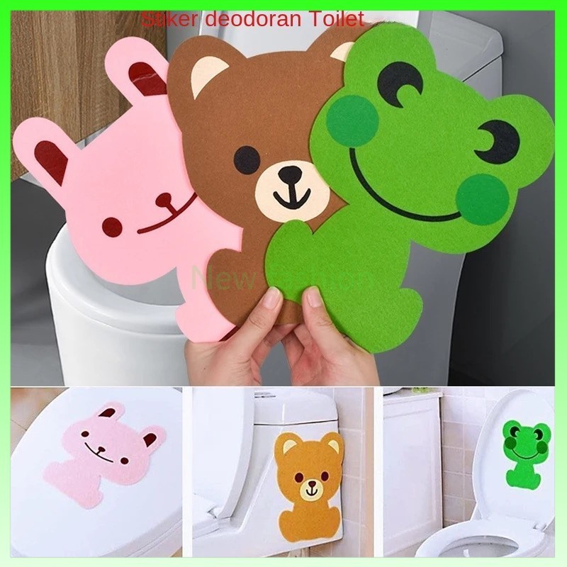 Stiker pengharum toilet kartun lucu/stiker pengharum ruangan stiker pengharum laci toilet stiker pen