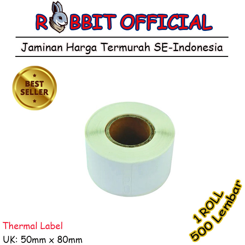 

Label Thermal Olshop [50 x 80] Label Stiker Barcode Label Pengiriman 50x80 mm Isi 500 Pcs