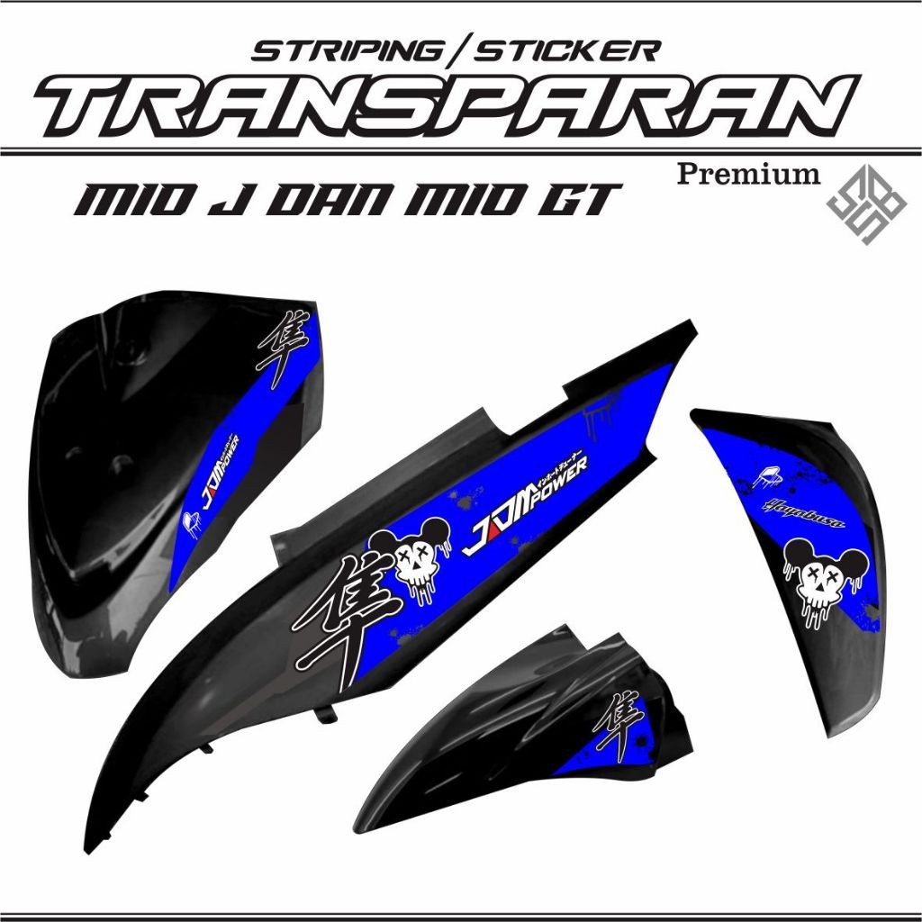 STICKER MOTOR MIO J STRIPING STICKER MIO GT/MIO J TRANSPARAN / STIKER STRIPING MIO J STRIPING