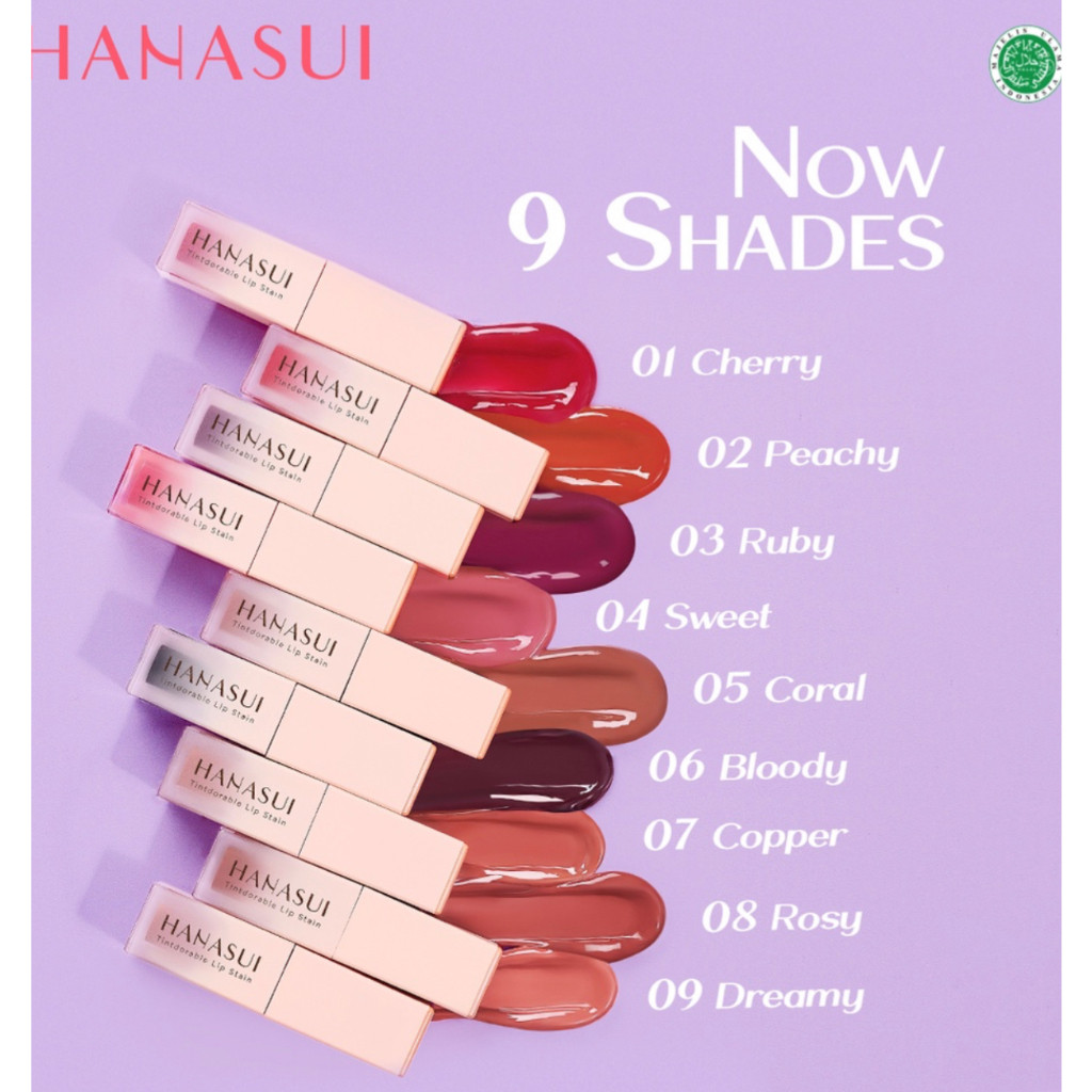LIPTINT HANASUI Tintdorable Lip Stain | Hanasui Lip Stain | Hanasui Lip Tint