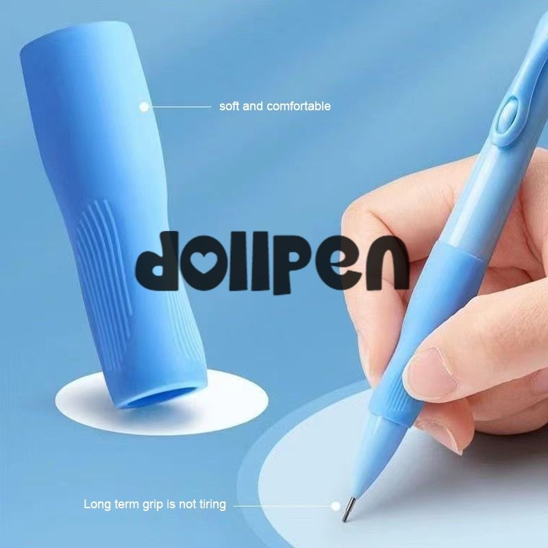 

【qing】Memperbaiki Posisi Pegangan Pensil Pendorong Pensil Berwarna Permen Pensil Pendorong Inti Konstan