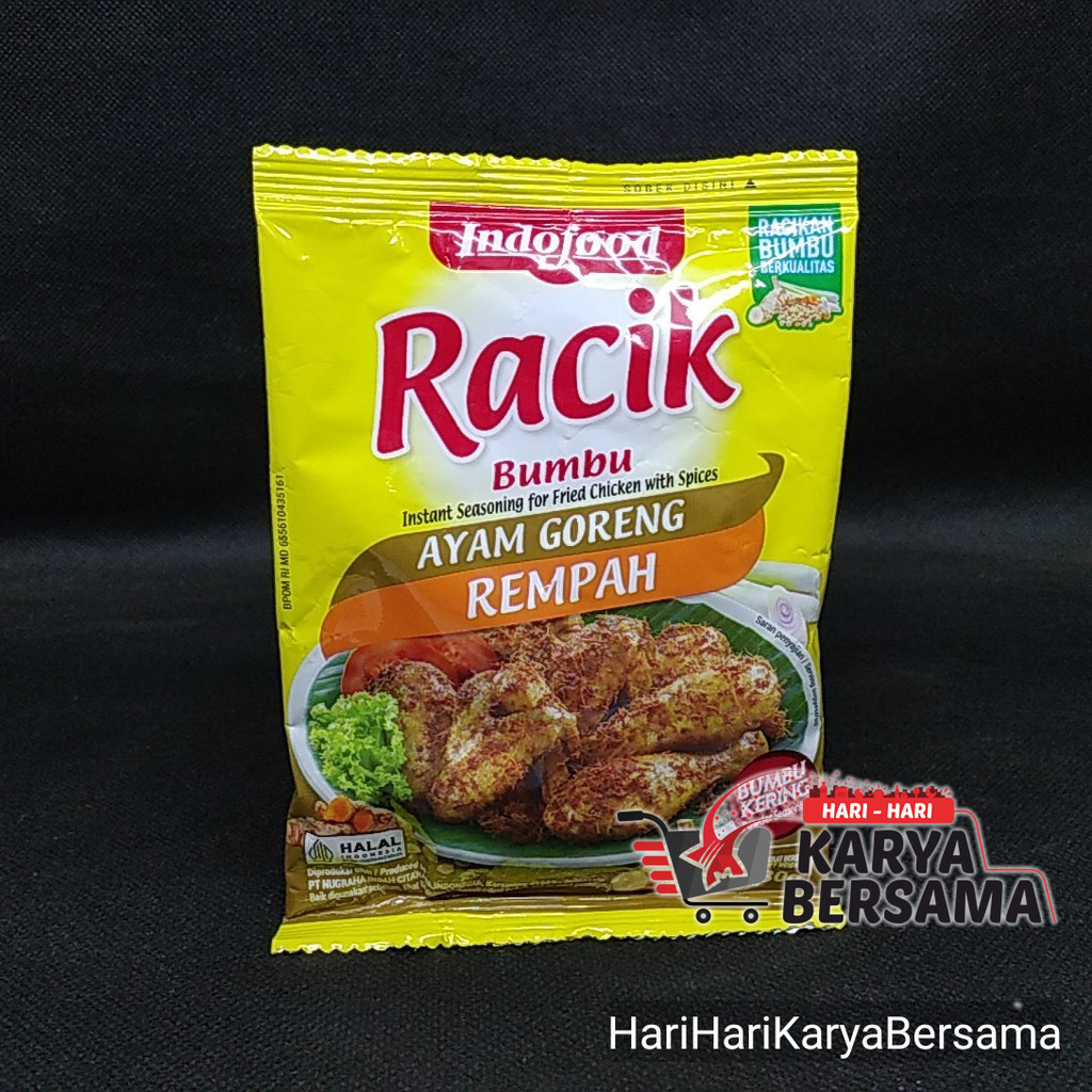 

INDOFOOD RACIK BUMBU REMPAH AYAM GORENG INSTANT 30GR