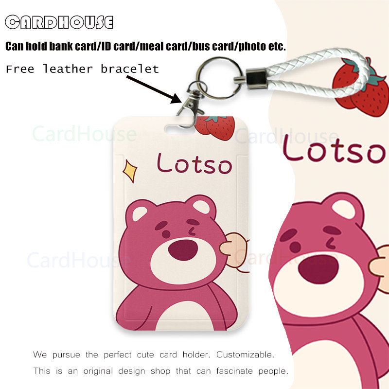 

( CardHouse ) ID CARD HOLDER Kartun Lotso Cute LT72 Tempat Kartu Photocard Photo Card