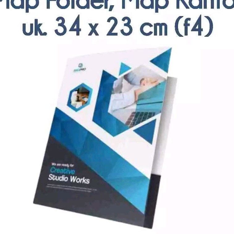

map folder uk. 23 x 34 cm f4 cetak 1 sisi