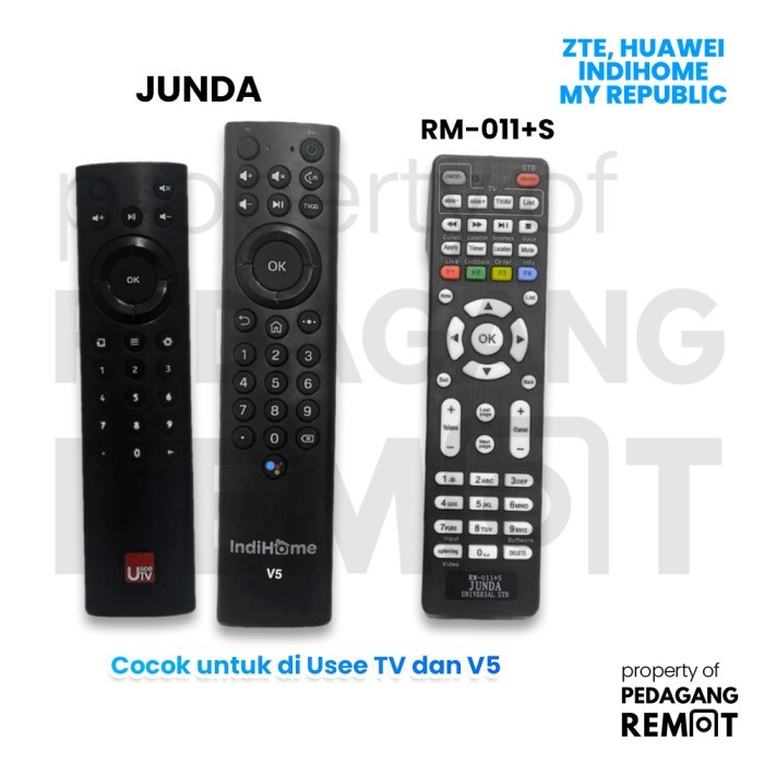 IRE-Remote STB Android TV BOX ZTE ZXV10 B860H-V5 B760H HG680-P EC6108V8 V9 [SIAP KIRIM]
