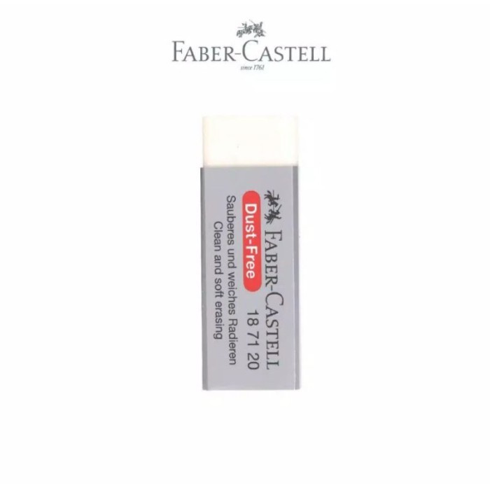 

Penghapus Pensil / Eraser Faber-Castell Dust Free Besar Putih