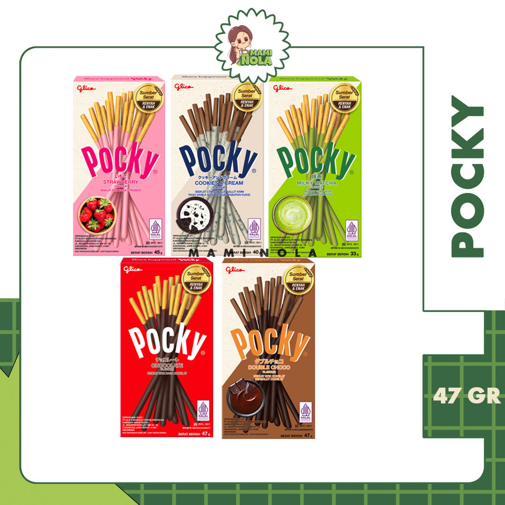 

Glico Pocky Regular - Biskuit Stik Salut Coklat