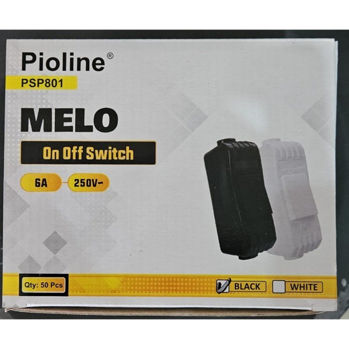 Saklar Gantung Pioline PSP801 MELO HITAM
