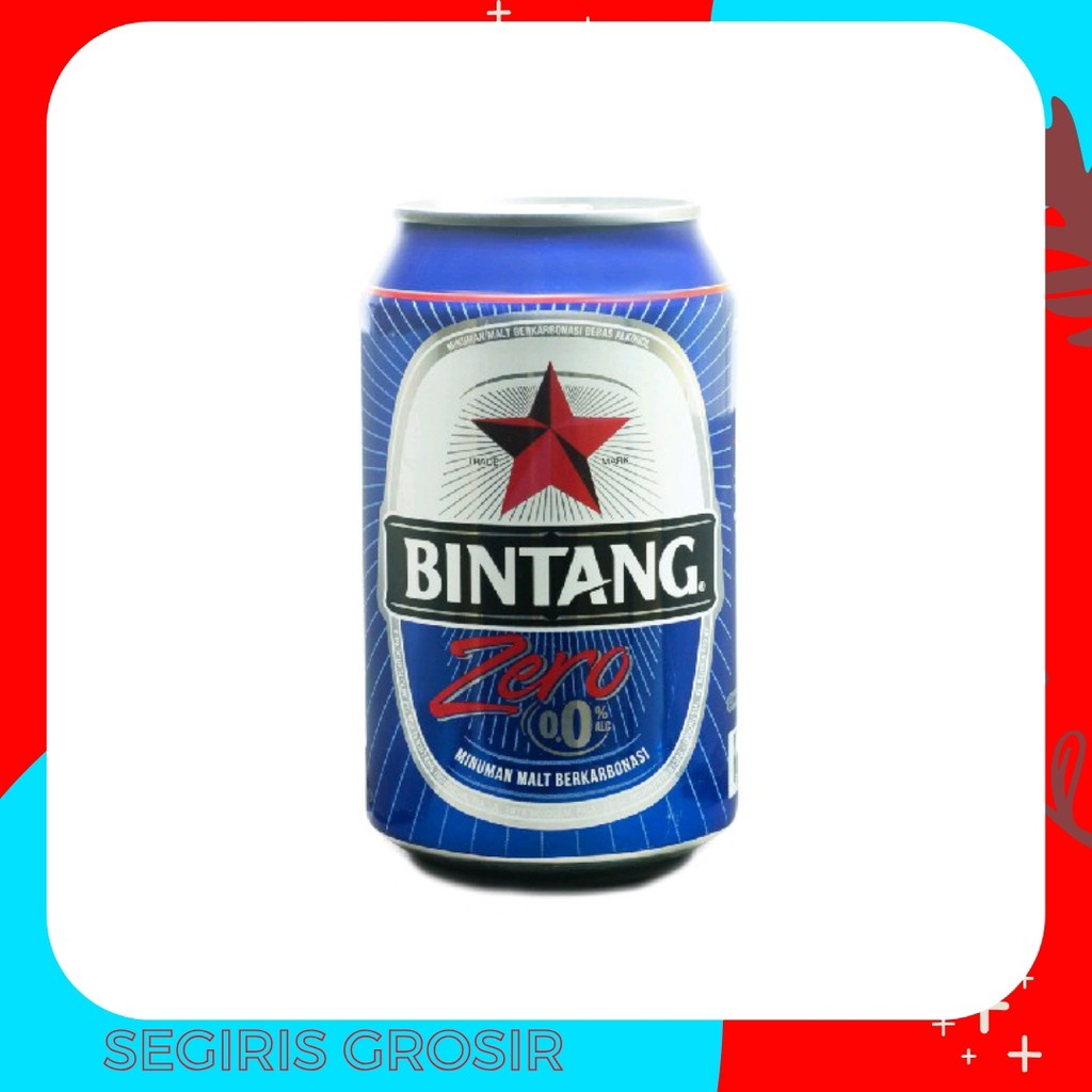 

Bintang zero softdrink kaleng 330 mL