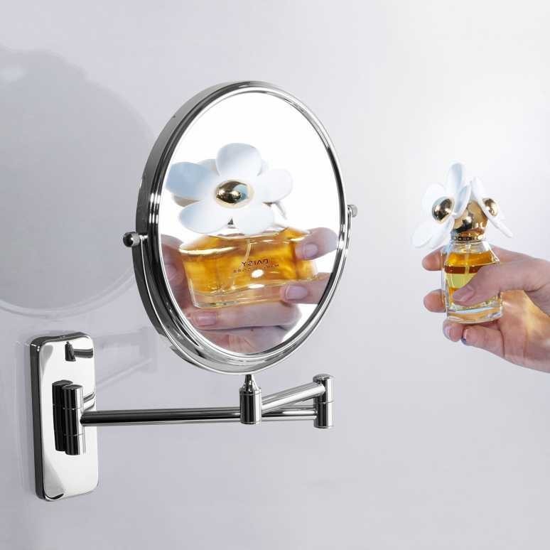 [Bayar di Tempat] Cermin Dinding Make Up Double Side 2x Magnifying Mirror - 1064
