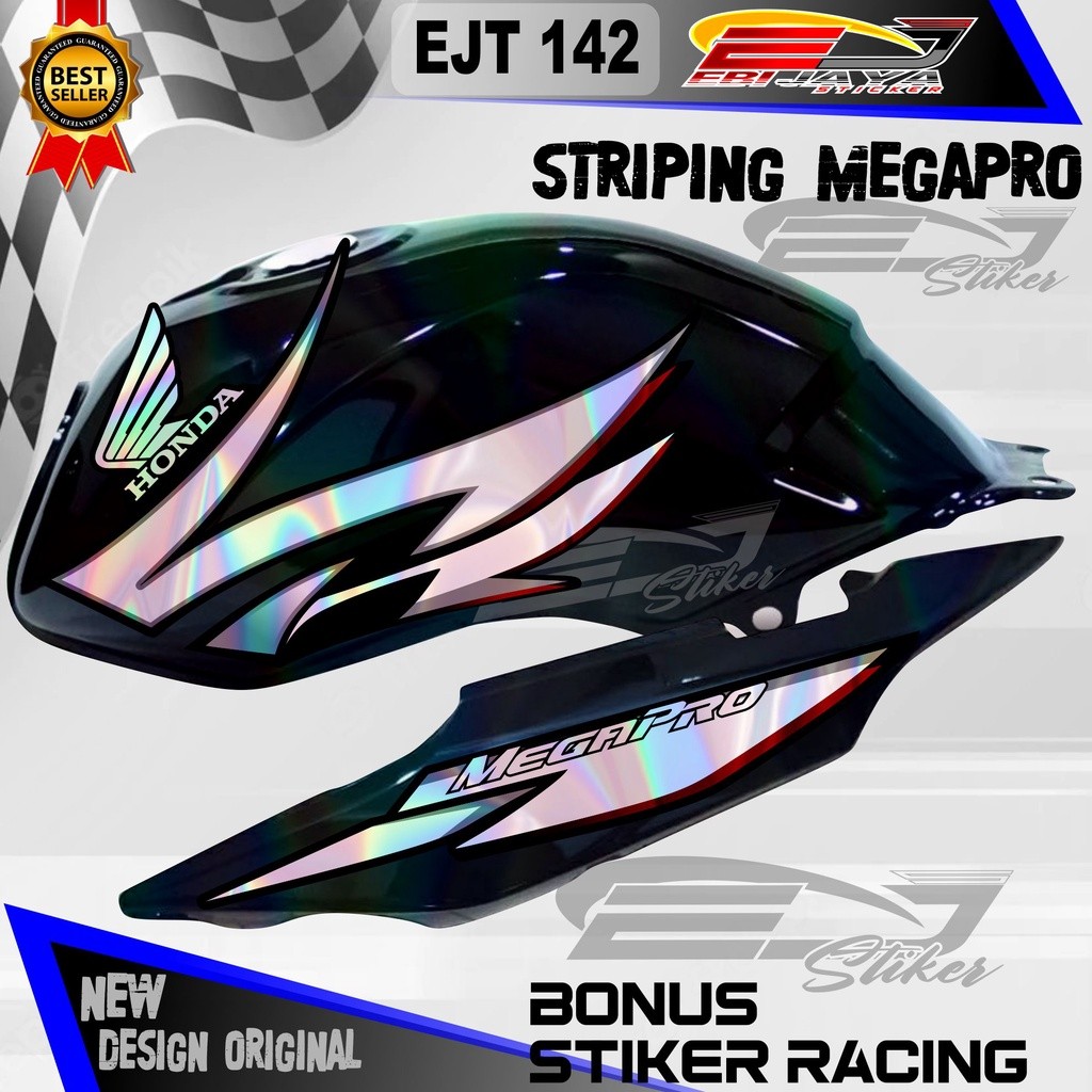 STIPING MEGAPRO HOLOGRAM / STIKER LIS MEGAPRO STICKER MOTOR MEGAPRO VARIASI HOLOGRAM / DECAL STIKER 