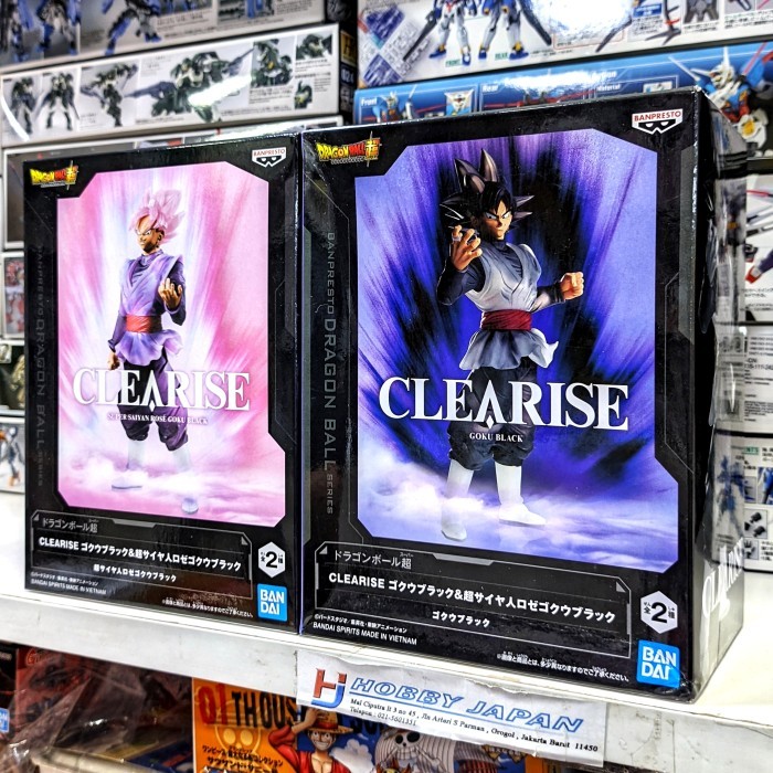 Dragon Ball Super Clearise Goku Black and Super Saiyan Rose Goku Black