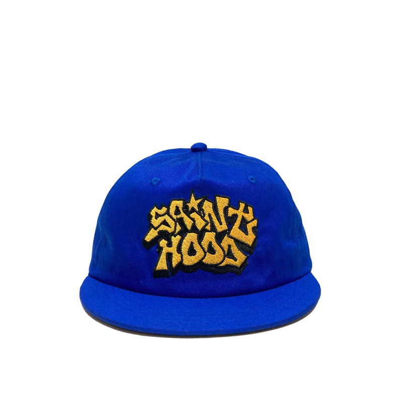 Topi 6 Panel Snap Back Biru - SAINTHOOD - Signature Logo
