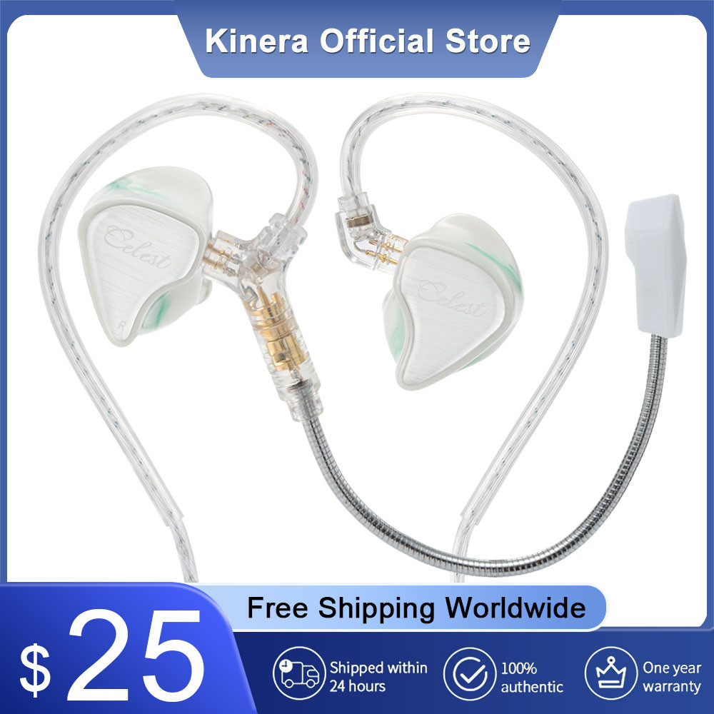 Kinera Celest Wyvern Earphone Cable With Detachable Boom Microphone IEM Auo Pickup Gaming Livestream