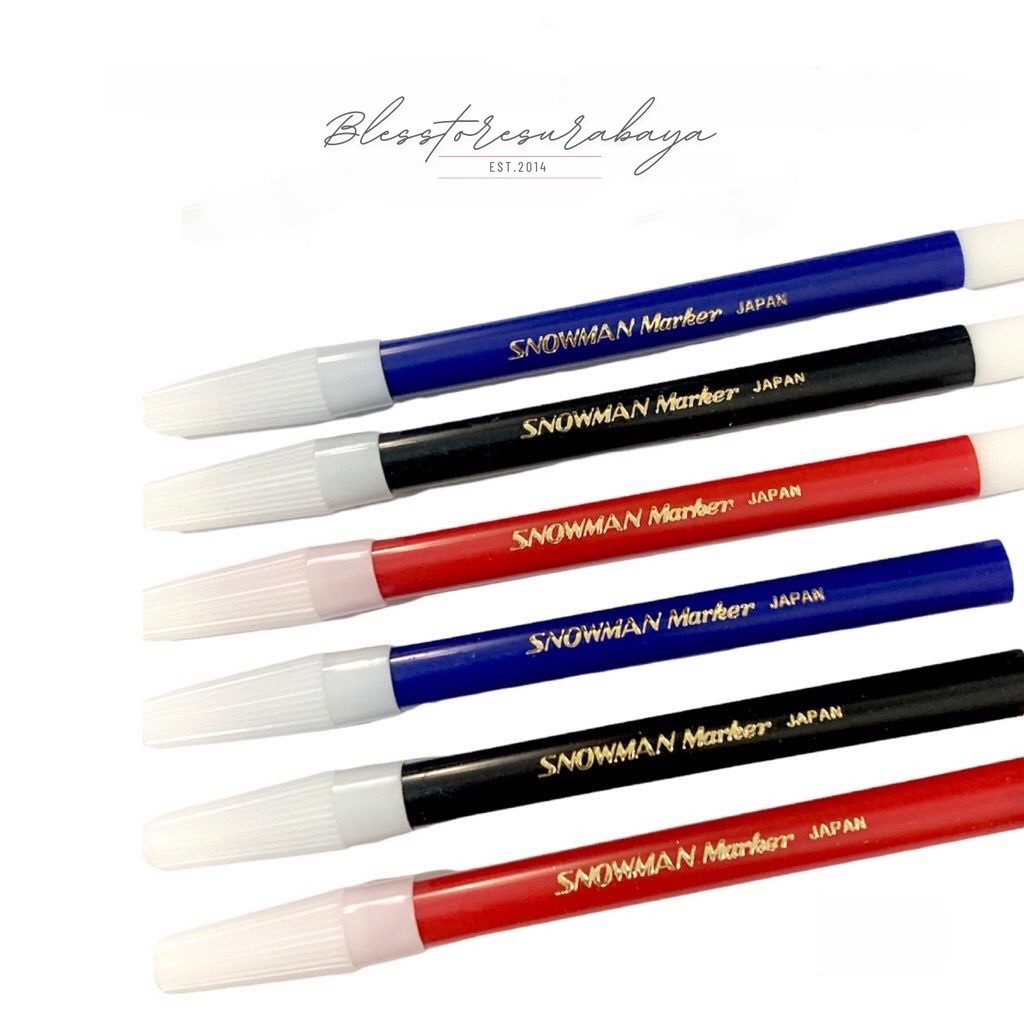 

[BS 651] Spidol Snowman Kecil Warna Hitam - Biru - Merah