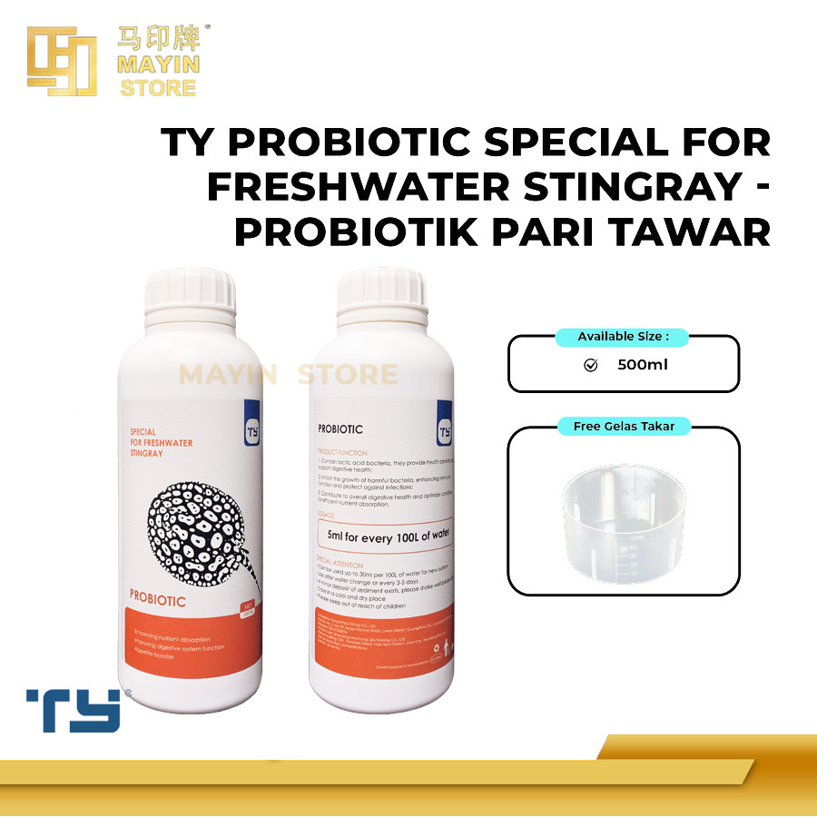 TY Probiotic Special for Stingray Fresh Water - Probiotik Ikan Pari Air Tawar