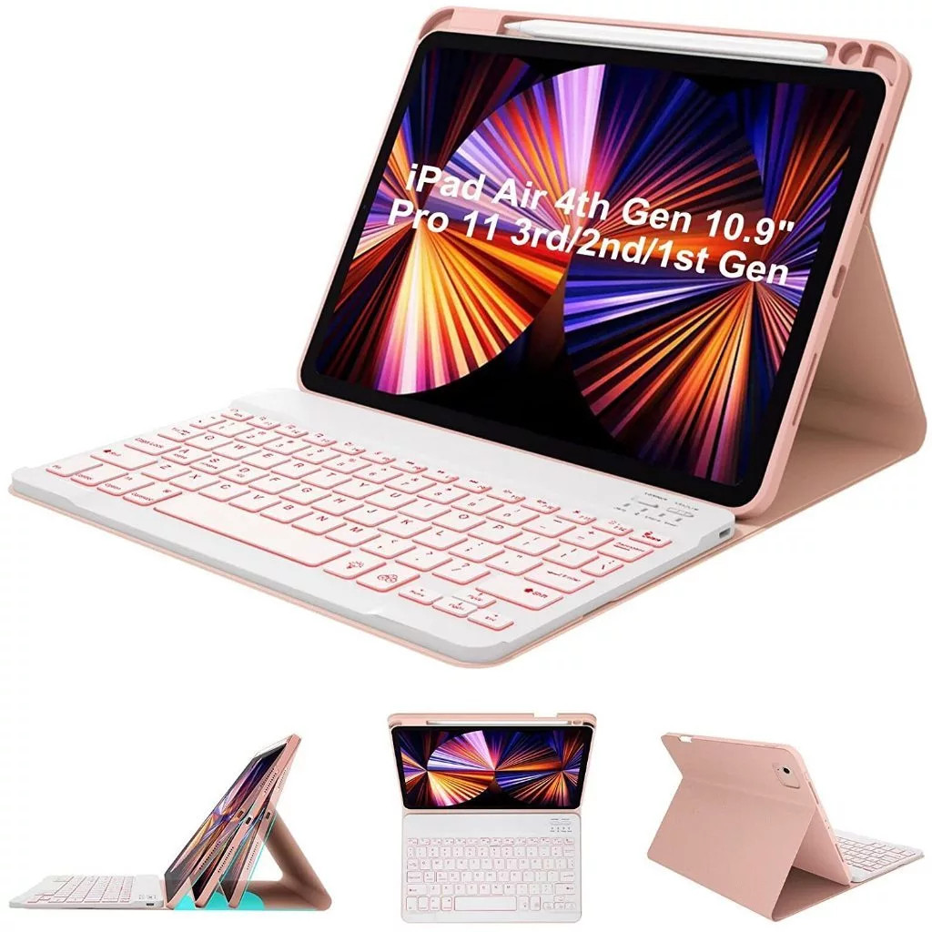 Smart Case + Keyboard [ samsung tab a9 / tab a9 + / tab s8 / tab s9 / tab s9 fe / tab s8+ / tab s9+ 