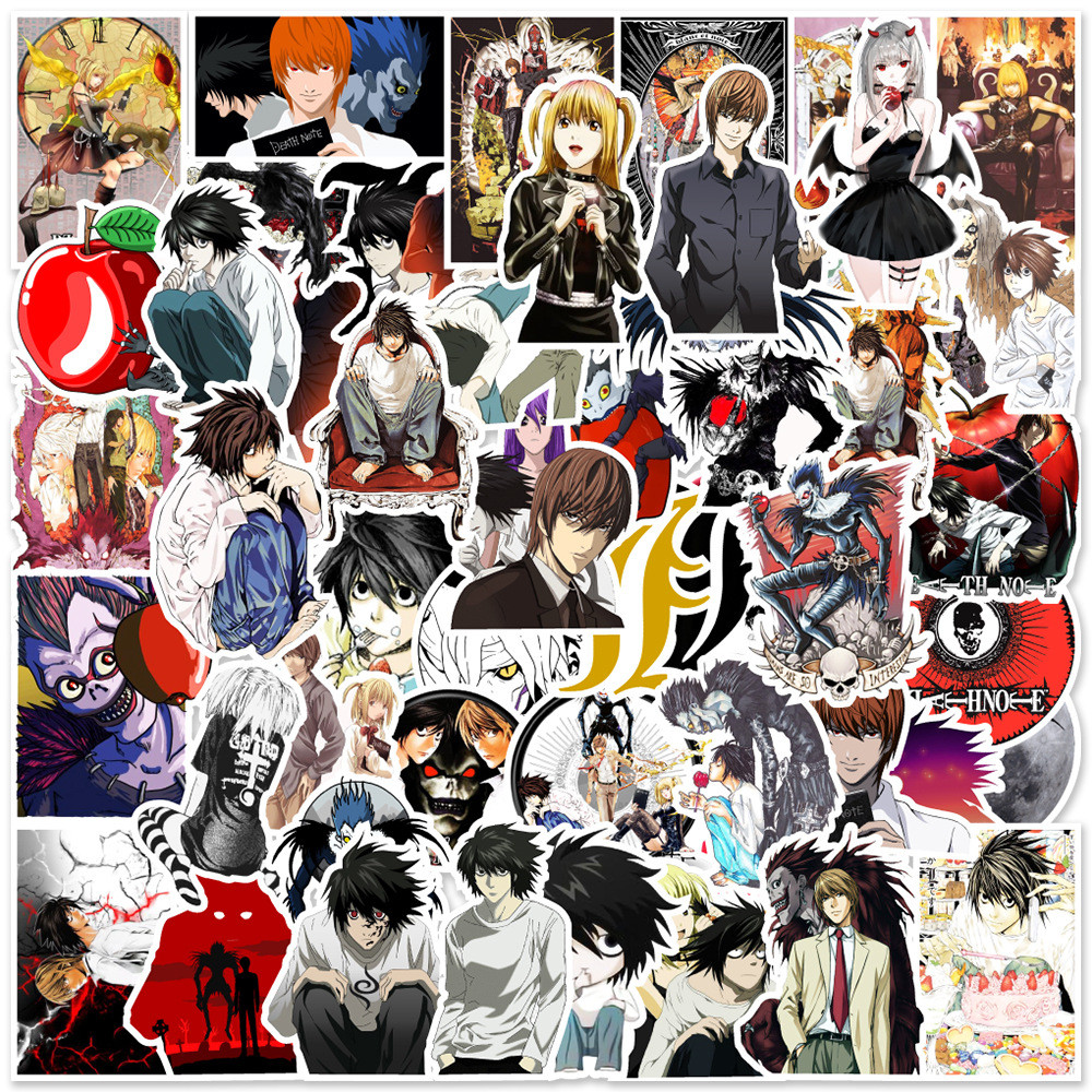 

10/30/50PCS Cool Anime DEATH NOTE Stickers Classic Toy DIY Car Motorcycle Luggage Guitar Cartoon Funny Sticker Decal Toy Gift