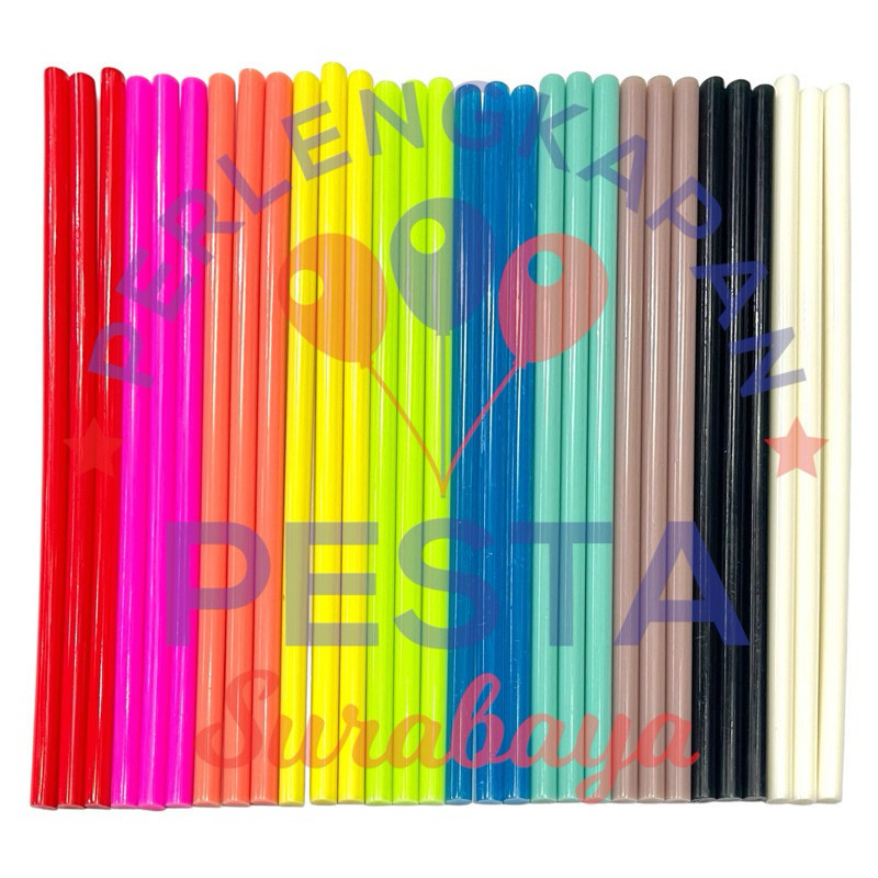 Isi Lem Bakar / Lem Glue Gun / Lem Tembak Refill Warna 0.7x18Cm (1Pcs)